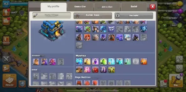 COC215 Maxed Heroes TH12 | 5 Builders | BH9 